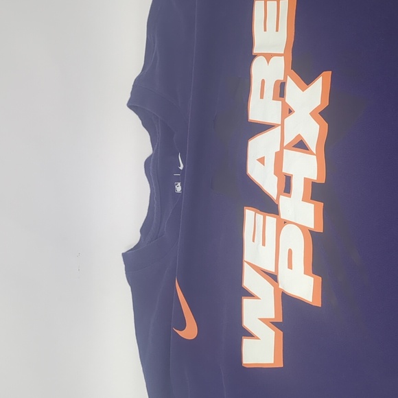 Nike Dri Fit We Are PHX Purple Phoenix Suns The Nike Tee T-Shirt Size Large - Picture 3 of 7
